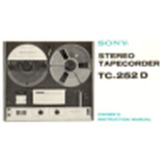 Sony-TC 252D.Tape preview